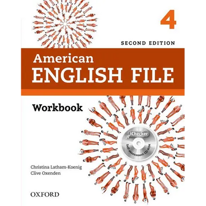 American English File Second Edition: Level 4 Workbook: With Ichecker [With CD (Audio)] - Paperback