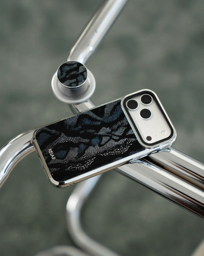 Viper Mesh | Teal Snake Print iPhone Case