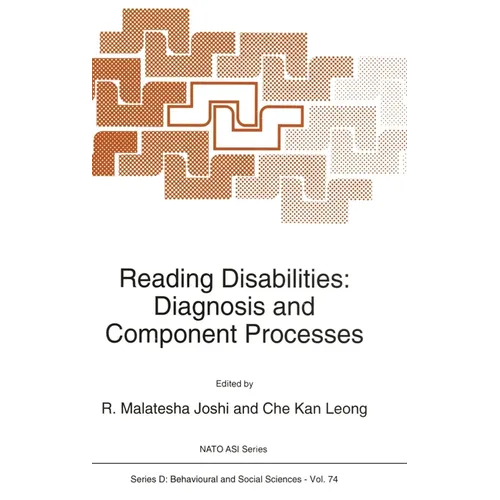 Reading Disabilities: Diagnosis and Component Processes - Hardcover