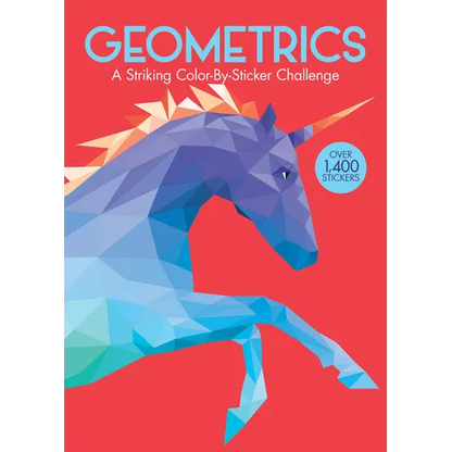 Geometrics: A Striking Color-By-Sticker Challenge - Paperback