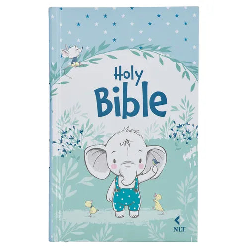 NLT Keepsake Holy Bible for Baby Boys Baptism Easter, New Living Translation, Blue - Hardcover