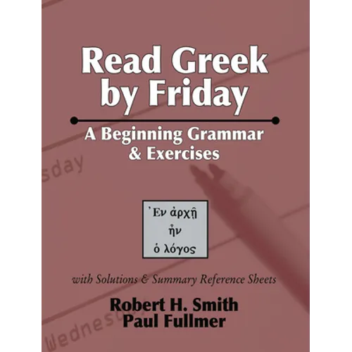 Read Greek by Friday - Hardcover
