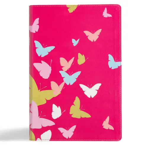 KJV One Big Story Bible, Pink Leathertouch: Connecting Christ Throughout God's Story - Imitation Leather