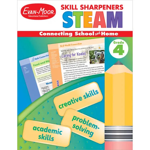 Skill Sharpeners: Steam, Grade 4 - Paperback