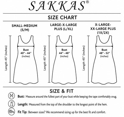 Sakkas Sundara Stonewashed Rayon Embroidered Mid Length Dress