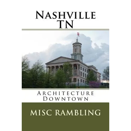 Nashville TN: Architecture Downtown - Paperback