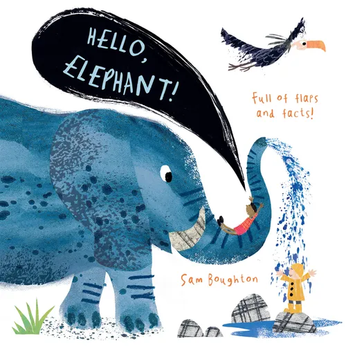 Hello, Elephant!: (An Educational Lift-The-Flap Board Book for Toddlers, Preschoolers, and Kids Ages 2-5 to Learn Fun Facts about Jungle Animals) - Board Book