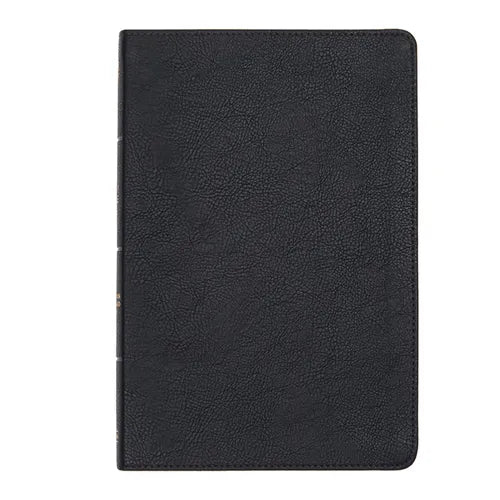 CSB Large Print Thinline Bible, Black Leathertouch - Imitation Leather