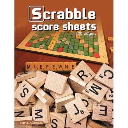 Scrabble Score Sheets: Enjoy leisure time with 100 pages crossword game for 2 Players - Paperback