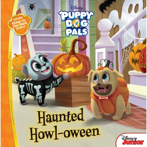 Puppy Dog Pals: Haunted Howloween: With Glow-In-The-Dark Stickers! - Paperback