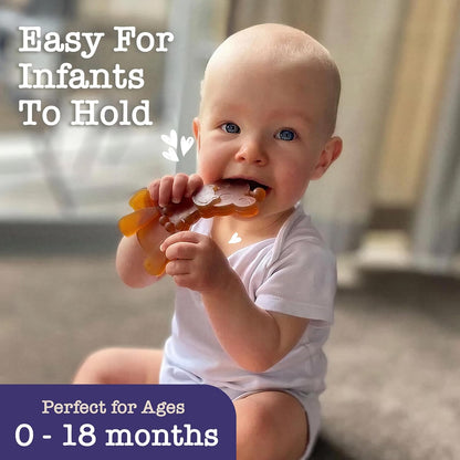 The Little Bamber - Natural Rubber & Baltic Amber Teething Toy