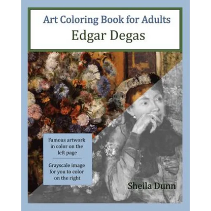 Art Coloring Book for Adults: Edgar Degas - Paperback