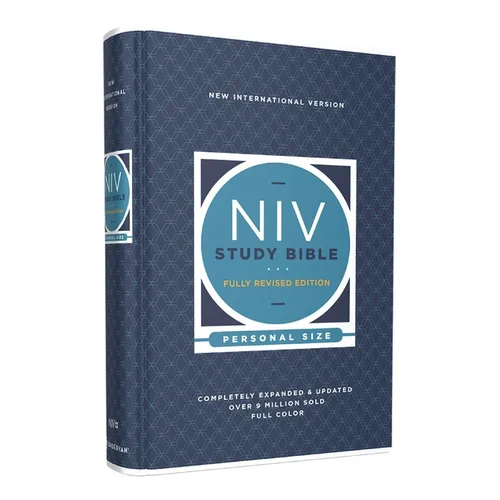 NIV Study Bible, Fully Revised Edition, Personal Size, Hardcover, Red Letter, Comfort Print - Hardcover