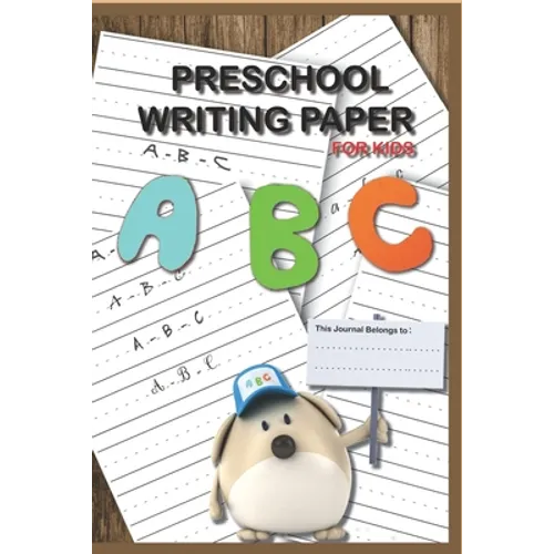 Preschool Writing Paper with detted lines For KIDS: 110 Lined handwriting practice Journal/Notebook - Paperback