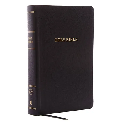 KJV, Reference Bible, Personal Size Giant Print, Bonded Leather, Black, Red Letter Edition - Bonded Leather