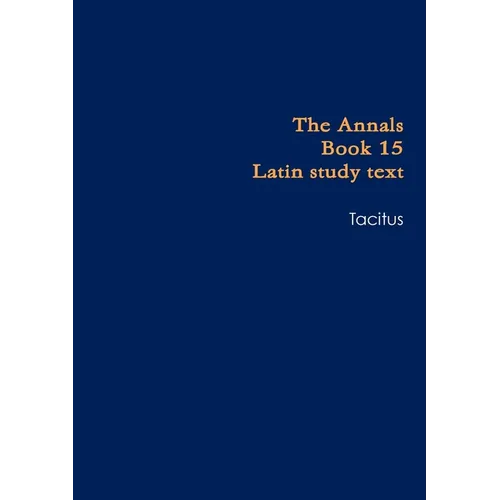 Annals Book 15 school text - Paperback