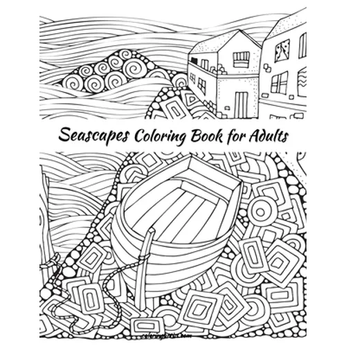 Seascapes Coloring Book for Adults - Paperback