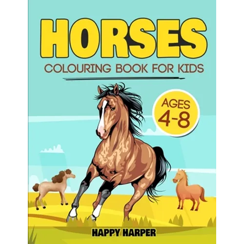 Horses Colouring Book - Paperback