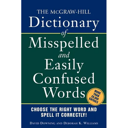 The McGraw-Hill Dictionary of Misspelled and Easily Confused Words - Paperback