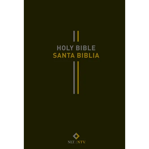 Bilingual Bible / Biblia Bilingüe Nlt/Ntv (Hardcover, Black) - Hardcover