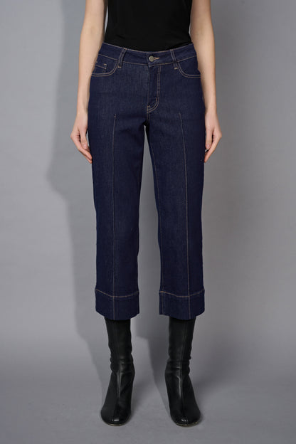 Wide Leg Cropped Jeans