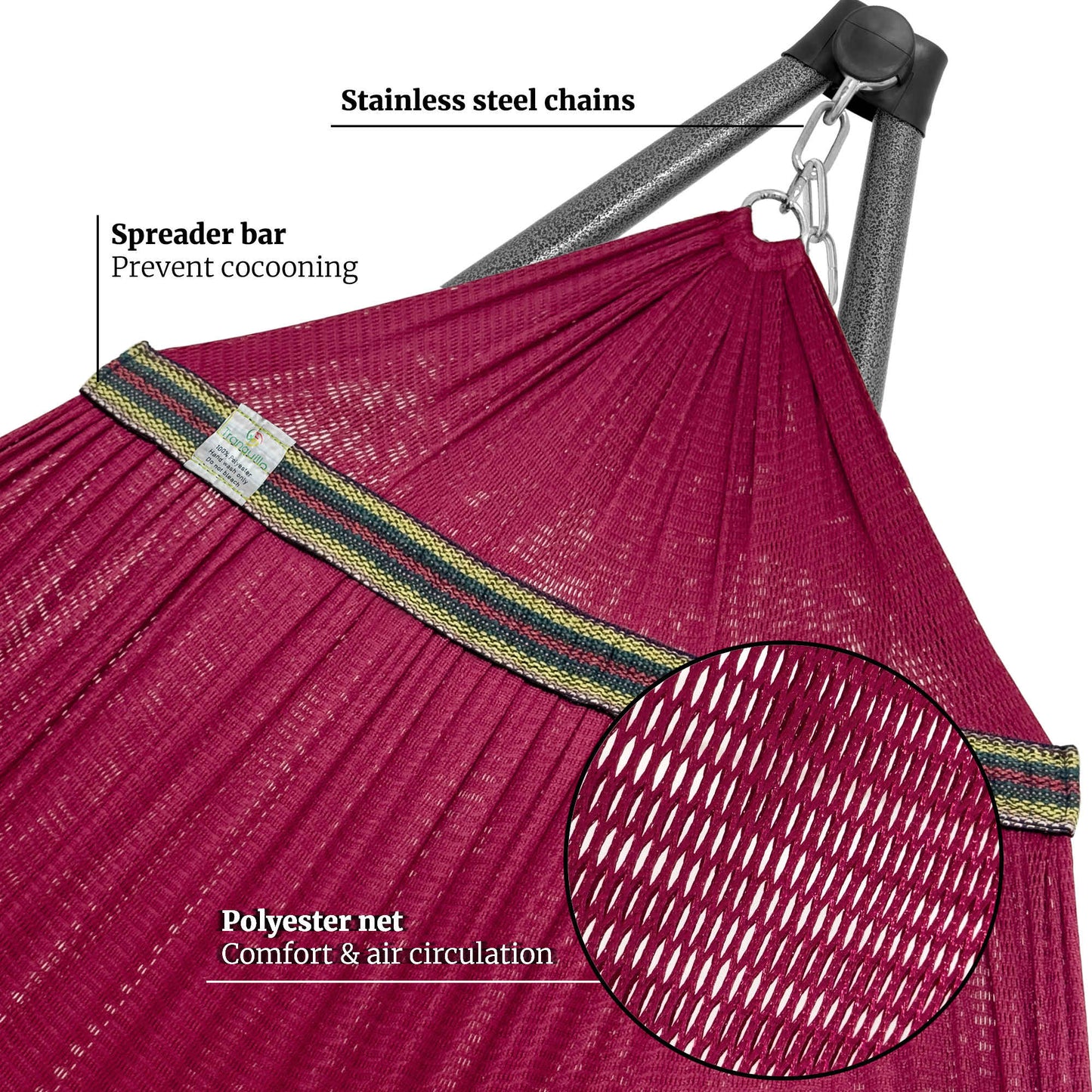 Tranquillo Comfort Set Original Hammock Stand for Ultimate Relaxation