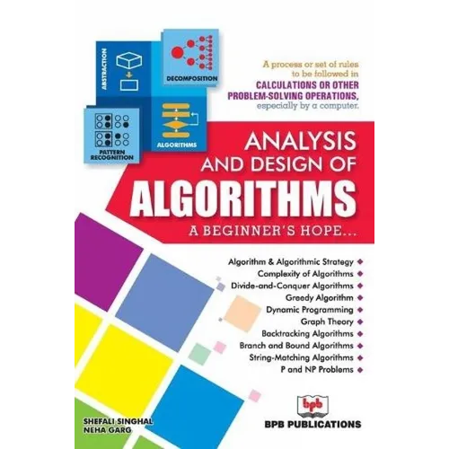 Analysis and Design of Algorithms - Paperback