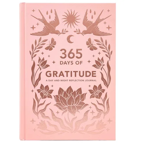 365 Days of Gratitude: A Day and Night Reflection Journal - Hardcover