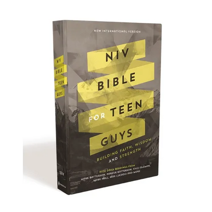 NIV Bible for Teen Guys, Hardcover: Building Faith, Wisdom and Strength - Hardcover