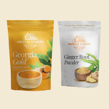 Lead-Free Fermented Turmeric & Ginger Powder Bundle – Synergistic Wellness