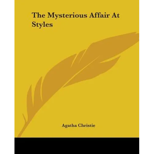 The Mysterious Affair At Styles - Paperback