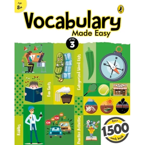 Vocabulary Made Easy Level 3: Fun, Interactive English Vocab Builder, Activity & Practice Book with Pictures for Kids 8+, Collection of 1500+ Everyday - Paperback