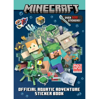 Minecraft Official Aquatic Adventure Sticker Book (Minecraft) - Paperback