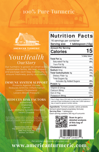 Lead-Free Fermented Turmeric & Ginger Powder Bundle – Synergistic Wellness
