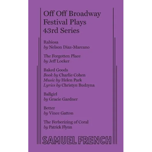 Off Off Broadway Festival Plays, 43rd Series - Paperback