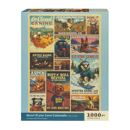 Howl If You Love Colorado (500 Piece) Jigsaw Puzzle