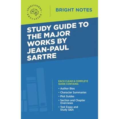 Study Guide to the Major Works by Jean-Paul Sartre - Paperback