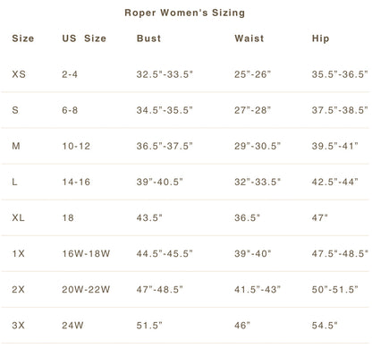 Black Plaid | Roper Womens