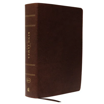 The King James Study Bible, Bonded Leather, Brown, Indexed, Full-Color Edition - Bonded Leather