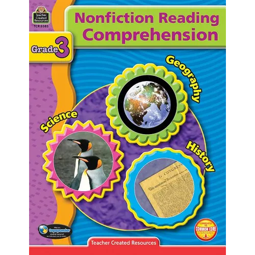 Nonfiction Reading Comprehension Grade 3 - Paperback