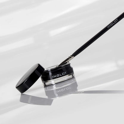 Inglot AMC EYELINER GEL 77 | Gel Eyeliner Matte | Black