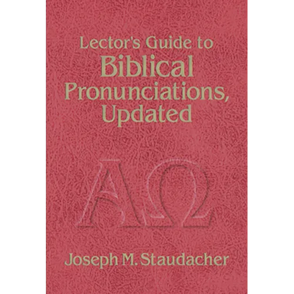 Lector's Guide to Biblical Pronunciations - Paperback
