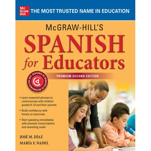 McGraw-Hill's Spanish for Educators, Premium Second Edition - Paperback