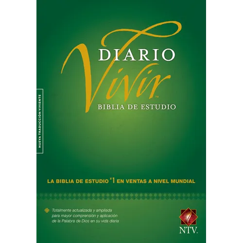 Biblia de Estudio del Diario Vivir-Ntv - Hardcover