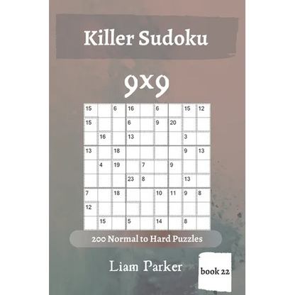 Killer Sudoku - 200 Normal to Hard Puzzles 9x9 (book 22) - Paperback