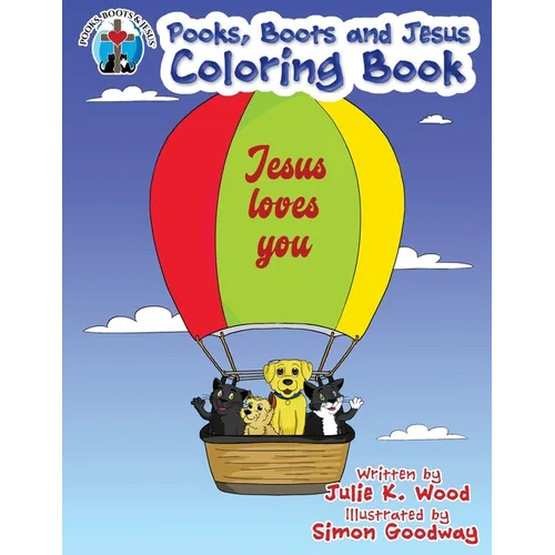 Pooks, Boots and Jesus Coloring Book - Paperback