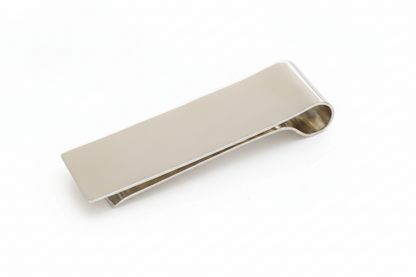 Personalized Sterling Silver Money Clip - Engraved Cash Holder