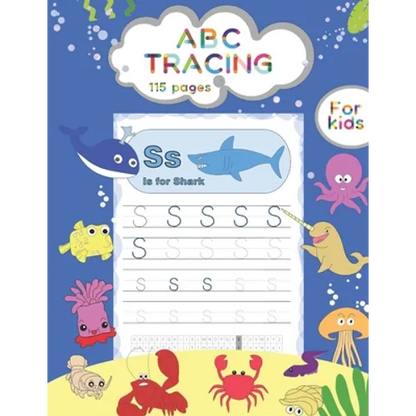 ABC TRACING For kids: Sea Animals Tracing and Coloring book - Paperback