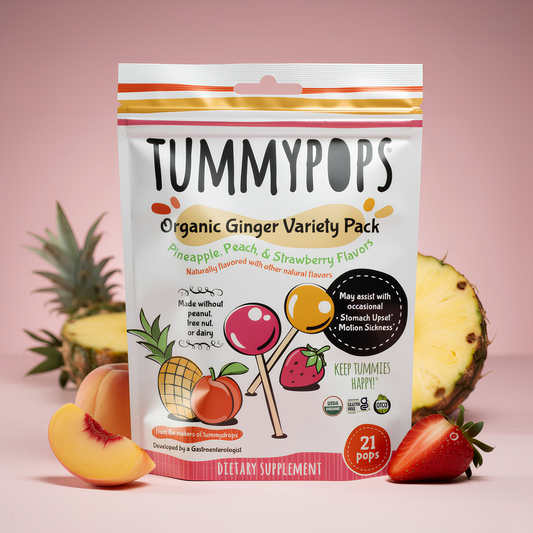 Organic Ginger Variety Pack Tummypops, 21 ct