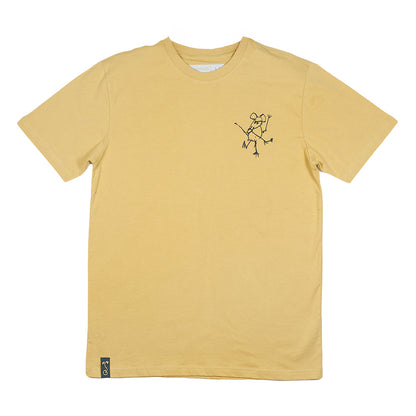 Jerry Garcia Sketch Cat Tan T Shirt